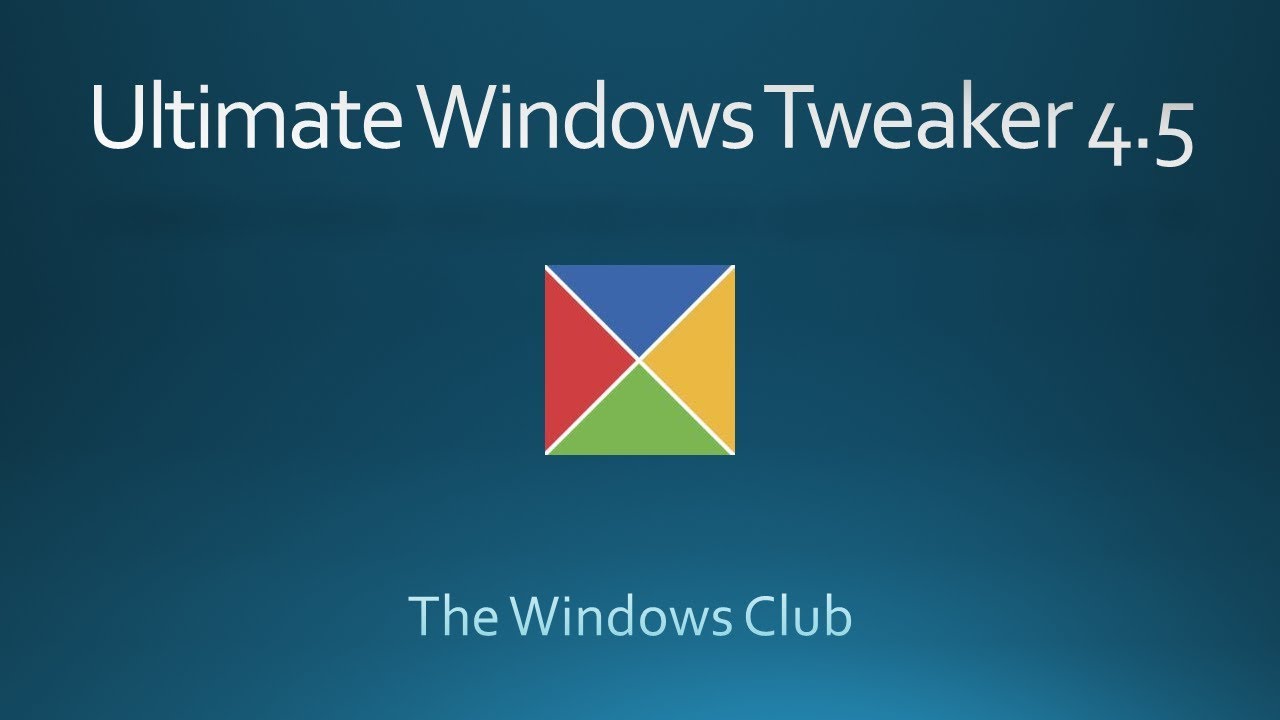 ultimate windows tweaker windows 10